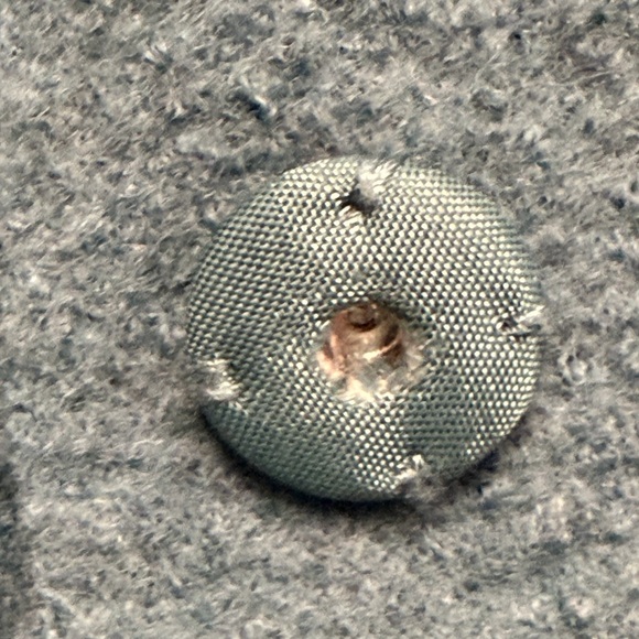 Eileen Fisher Teal Boiled Wool Jacket Cardigan Size M Minimalist - Picture 5 of 6